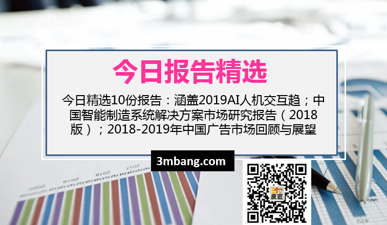 今日精选|2019AI人机交互趋；2018-2019年中国广告市场回顾与展望（附下载）